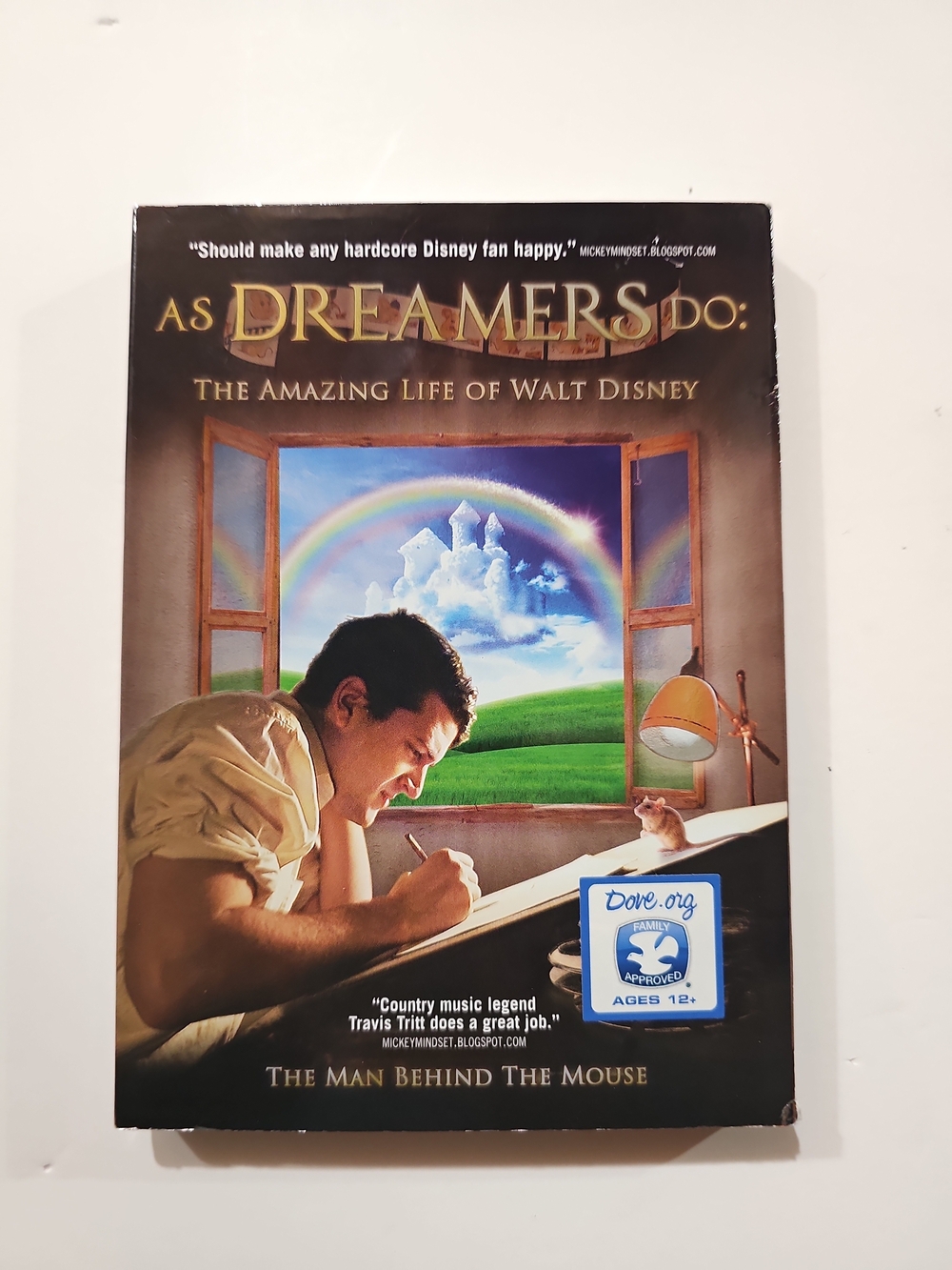 As Dreamers Do: The Amazing Life of Walt Disney Wall Art Print - Brown